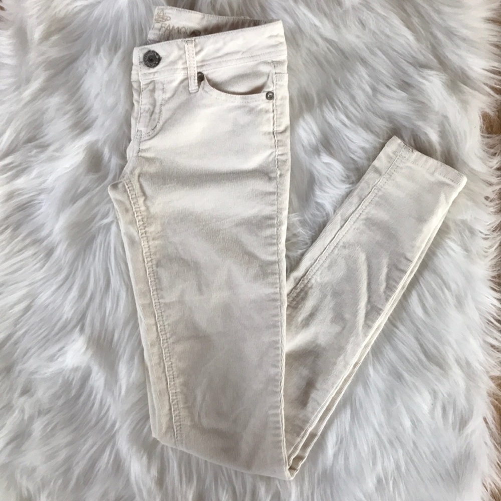 Corduroy skinny jeans